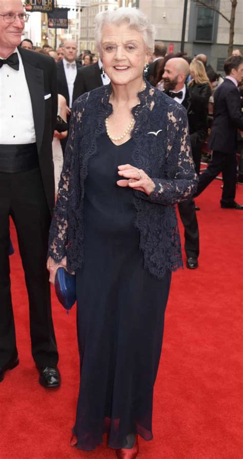 Angela Lansbury Looks A Million Dollars In Black Lace Fashion The