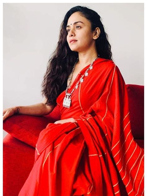 amruta khanvilkar s stunning saree collection times of india
