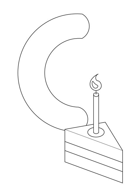 letter  coloring page