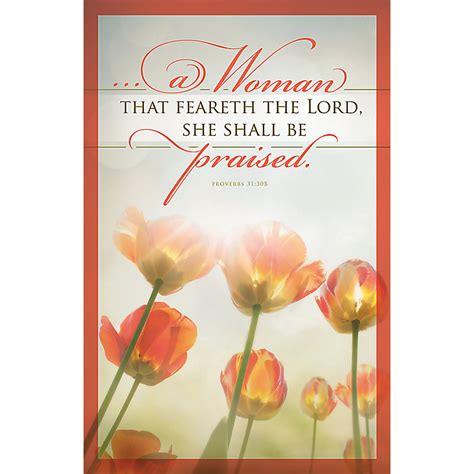 A Woman That Feareth The Lord Mother S Day Bulletin
