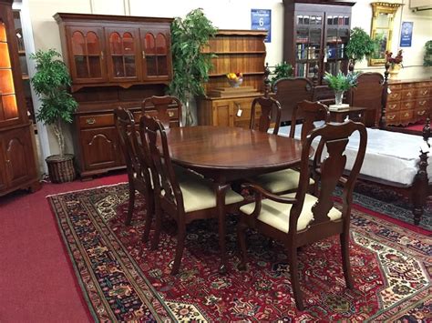 colonial furniture table  chairs