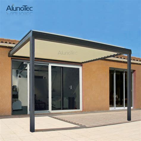 remote controlled awning adjustable louver pergola   outdoor buy louver pergola