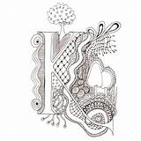 Illuminated Coloring Alphabet Monogram Letters Initial Zentangle Colour Pages Drawings Lettering Etsy Letter Original Initials Zentangles Doodle Patterns Print Item sketch template