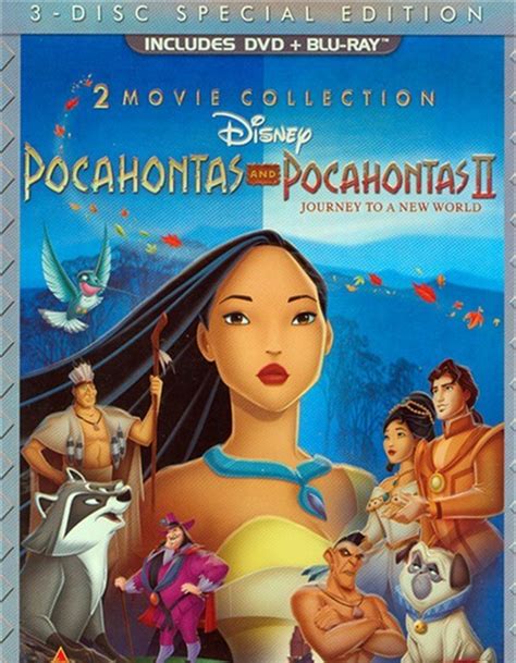 pocahontas two movie special edition dvd blu ray combo