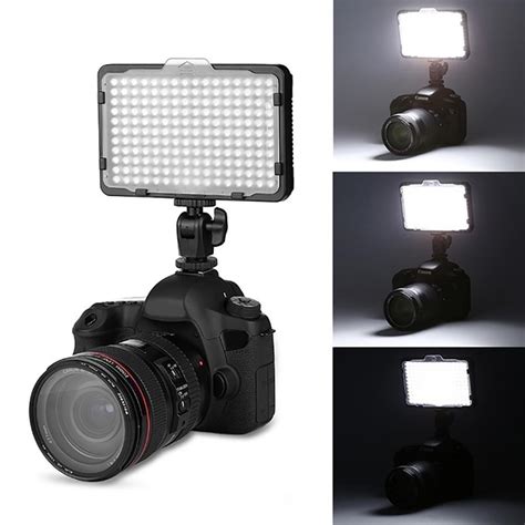 pad  led  portable slr camera fill light studio video photography lamp hot  photographic
