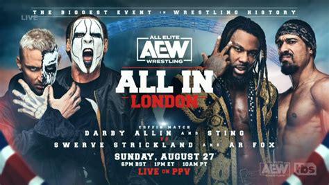 Sting And Darby Allin Vs Swerve Strickland And Ar Fox Set For Aew All In
