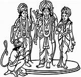 Clipart Hanuman Lord Sketch Brahma Cliparts Ram Sita Drawing Saraswati Maa Coloring Pages Clip Computer Book Designs Use Clipground Library sketch template