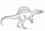 Spinosaurus Ausmalbild Jurassic Kategorien Dinosaurier sketch template