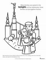 Lds Coloring Sealing Bountiful Mormon sketch template