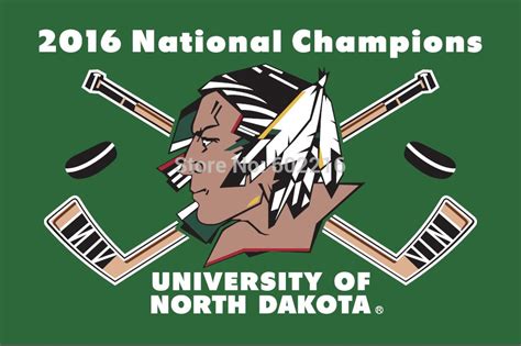 north dakota fighting sioux team logo  national champions hockey flag ftx ft  flags