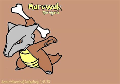 pokemon marowak  sonicmauricehedgehog  deviantart