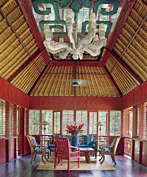 exotic balinese decor indonesian art  bali furniture  tropical