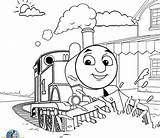 Train Coloring James Pages Thomas Getcolorings sketch template