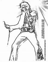 Elvis Presley Patterson Becki Coloringhome sketch template