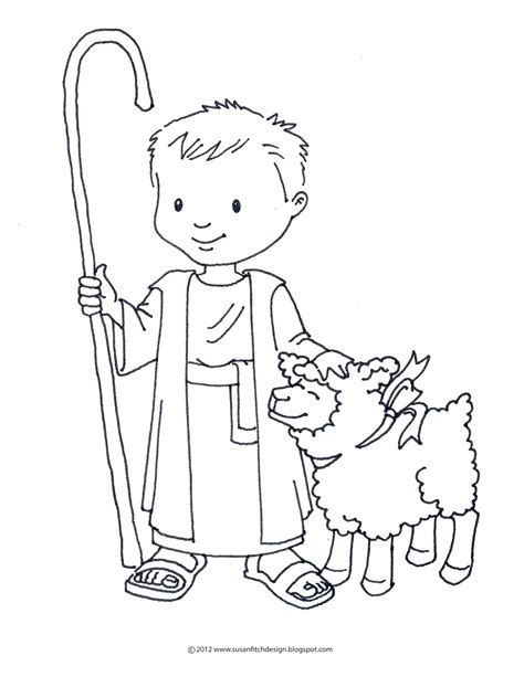 shepherd coloring pages