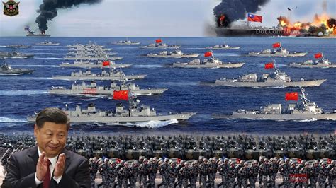 war erupt china send 50 warship and 50 000 troops holds drills to