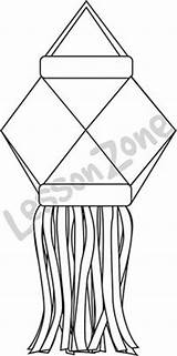 Lantern Drawing Simple Diwali Clipart Paintingvalley sketch template