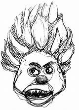 Heat Miser Coloring Pages Snow Monsters Christmas Ten Template They sketch template