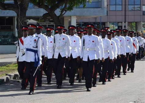 National Pride Smartly Attired Members Of The Royal Barbados Police