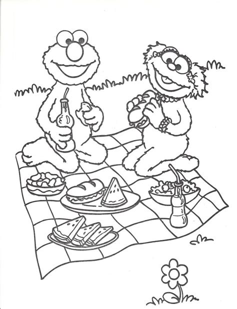 picnic coloring pages printable coloring pages