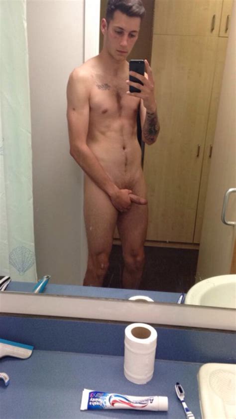skinny man holding and wanking it off men showing cock
