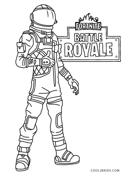 printable fortnite coloring pages  kids