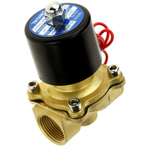 position port brass air water gas electric solenoid valve ac  ebay