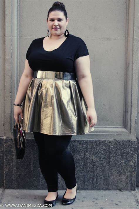 danimezza  size blogger outfit denim diamonds mixer diy gold skirt fffweek