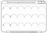 Grafomotricidad Trazos Curvos Familiaycole Lineas Curvo Líneas Caligrafia Trazados Aprendizaje sketch template