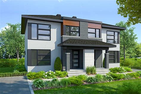 Modern Duplex With Matching 3 Bed Units 22514dr Architectural