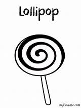 Coloring Lollipop Pages Clipart Library Print Pic Popular sketch template