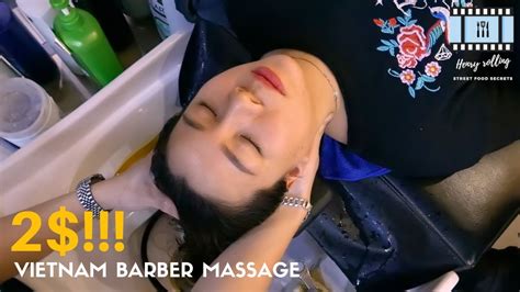 asmr 2 hair washing head and facial massage at ha giang hair salon