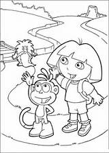 Coloring Dora Pages Bye Good Troll Printable Grumpy Old Say Explorer Sheets Print Hello Drawing Color Kids sketch template