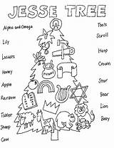 Tree Jesse Advent Coloring Symbols Catholic Kids Ornaments Printable Christmas Pages Activities Verizon Mysite Yahoo Search sketch template