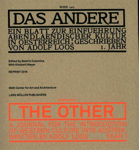 das andere  adolf loos english paperback book  shipping  ebay