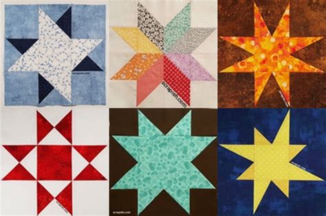 easy star quilt blocks    size