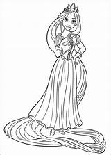 Rapunzel Enredados Pintar Tangled Raiponce sketch template