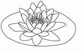 Lotus Coloring Pages Flower Print Printable Kids sketch template