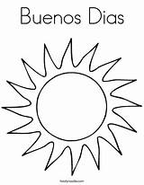 Coloring Buenos Dias Sun Favorites Login Add sketch template