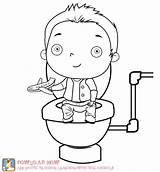 Potty Training Coloring Pages Printable Kids Template App Elmo sketch template