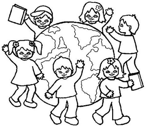 kids   world coloring page coloring sky