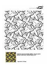 Escher Coloring Pages Printable Krokotak Kleurplaten Kleur Naar Foto Tessellation Printablee sketch template