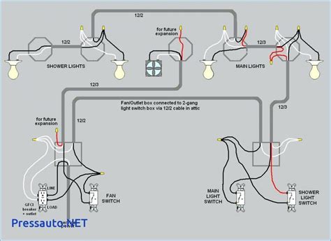 pole   rotary switch wiring diagram  multiple lights      light
