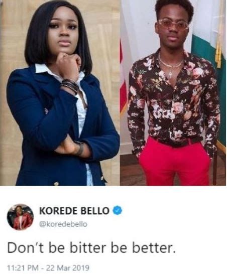 Shot Fired Don’t Be Bitter Be Better Korede Bello