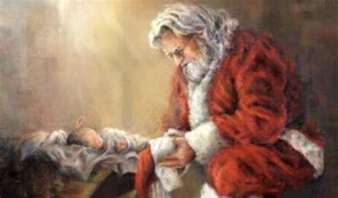 santa kneeling  jesus  violent  facebook  elder