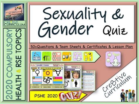 Sexuality Gender Quiz Teaching Resources
