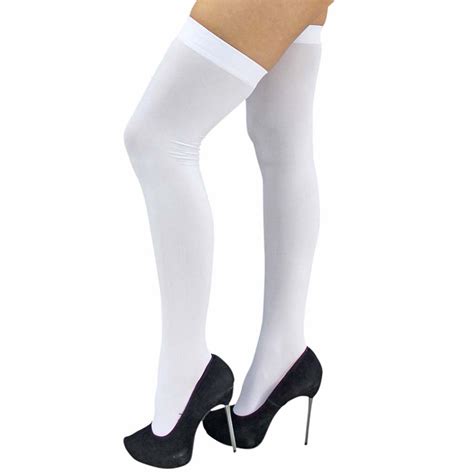 lady stockings thigh high stockings nylon stockings white tights