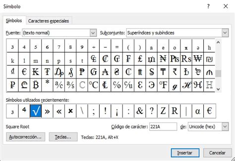 como poner la raiz cuadrada  cubica microsoft word tecnoguia