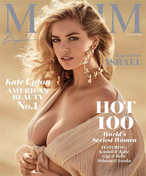 kate upton named the sexiest woman in the world by maxim as she poses in busty shoot as the