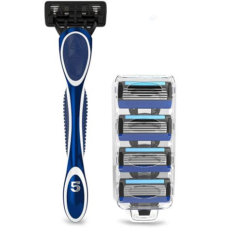 blade razors  men  dual lubrication  precision trimmer mens shaving razor